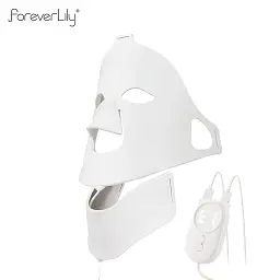 Foreverlily Силіконова світлодіодна маска 7 Color LED Light Photon Red Light Therapy 3D Гнучка маска для обличчя Anti-Ance Догляд - мініатюра 2
