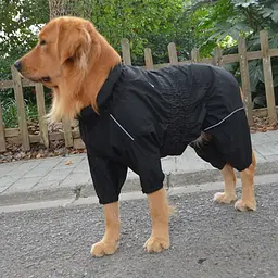Комбінезон-дощовик для собак Derby Dog Suit Black XL - мініатюра 2