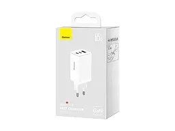 Зарядний пристрій BASEUS 65 W GaN5 Pro 2C U білий (CCGP120202) - мініатюра 7