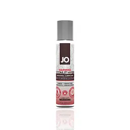 Розігрівальна змазка-крем з кокосовою олією JO Coconut Hybrid WARMING (30 мл) біла