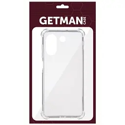 TPU чохол GETMAN Ease logo посилені кути для ZTE Blade A54 4G Безбарвний (прозорий) - мініатюра 5