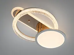 Стельова LED люстра Diasha золото 73 W з пультом 3 режими - мініатюра 2