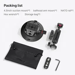 Присоска з швидкозмінним кріпленням Ulanzi SC-02 Extended Vacuum Suction Cup 4.5 inches (3090) - мініатюра 9