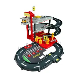 Ігровий набір Bburago Гараж Ferrari (3 рівні, 2 машинки 1:43) (18-31204)