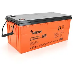 Гелевий акумулятор GEL MERLION GL-122000M8 12 В 200 А·год - мініатюра 1