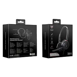Навушники Onikuma wired gaming headphones X81 3.5mm+USB/Type-C - мініатюра 2