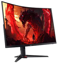 Монітор 31.5" Acer Nitro XZ323QUZ1bmiiprx Curved (UM.HX3EE.105) 2560x1440 (QHD 2K) VA 280 Hz - мініатюра 3