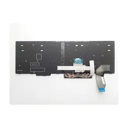 Клавіатура ноутбука Lenovo ThinkPad E580/L580/T590 чорна з ТП, підсв. UA (A46213) - мініатюра 2