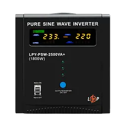 ДБЖ LogicPower LPY-PSW-2500VA+ (1800Вт) 10A/20A з правильною синусоїдою 24V