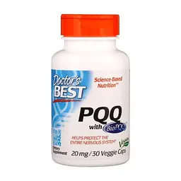 Вітамінно-мінеральний комплекс Doctor's Best Пірролохінолінхінон PQQ, 20 мг, 30 вегетаріанських капсул (DRB-00295)