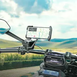 Тримач HOCO Follow motorcycle rearview mirror holder CA119 4.5-7" - мініатюра 8