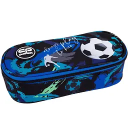 Пенал на блискавці CoolPack Campus Football Navy з органайзером для ручок 23x9x5 см (F062967)