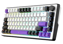 Клавіатура HATOR Hellyberry HK75 wireless White-Violet (HK75_wireless) - мініатюра 3