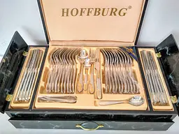 Столовий набір (фраже) Hoffburg HB 72821GS, 72 предмети - мініатюра 2