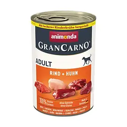 Вологий корм для собак AnimondaGranCarno Adult Beef + Chicken з яловичиною та куркою 400 г (арт.AM-82732)