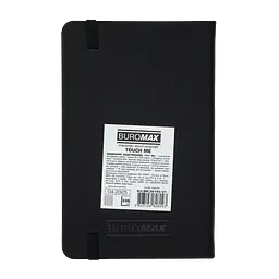 Щоденник недатований Buromax Touch Me L2U A6 штучна шкіра 336 сторінок чорний (BM.26140-01) - мініатюра 2
