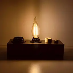 Лампа LED FILAMENT С37 6W E14 2200K на вітру VIOLUX ( 833092 ) - мініатюра 4