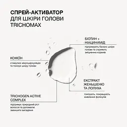 Cпрей-активатор для відновлення природного росту волосся, схильного до випадіння Trichomax Triology - мініатюра 4