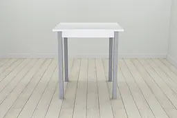Стіл кухонний Ferrum-decor Дієго 75x70x70 Сірий ДСП Біле 16мм (FRD-106296) - мініатюра 3