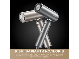 Фен Dreame Pocket Pro 3in1 Grey (AHD51PRO_G) - мініатюра 2
