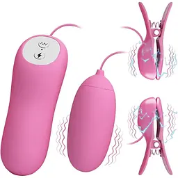 Набір секс іграшок Pretty Love Electric Shock Vibro-Bullets 3 шт. рожевий