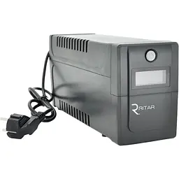 ДБЖ Ritar RTP800 (480W) Proxima-D, LCD, AVR, 3st, 2xSCHUKO socket, 1x12V9Ah, plastik Case. NEW!