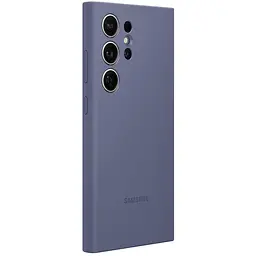 Оригінальний силіконовий чохол Silicone Case для Samsung Galaxy S24 Ultra (S928) Violet EF-PS928TVEGWW - мініатюра 2
