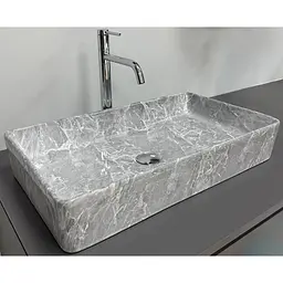 Умивальник VBI Triest grey stone накладний VBI-012716, Мрамор