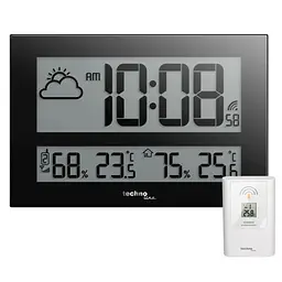 Годинник настінний Technoline WS8011 Black (WS8011), Чорний