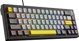 Клавіатура Ajazz AK650 Moon Yellow switches Gray White Yellow (AK650-MY-GWY) - мініатюра 3