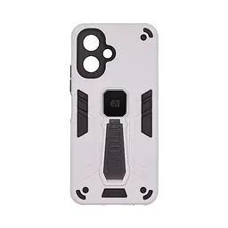 Чехол для TECNO Spark Go 2 4G (KM4), Proover, серый, с подставкой и магнитом, противоударный, ударопрочный, бронированный, панель-накладка, защита всего корпуса, термополиуретан (TPU) + поликарбонат (PC), ArmorStandart (ARM87172)