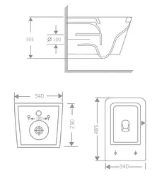 Унітаз підвісний Qtap Crow Rimless, з сидінням Slim Duroplast/ Soft-close/ Quick Release QT05335171RW - мініатюра 7