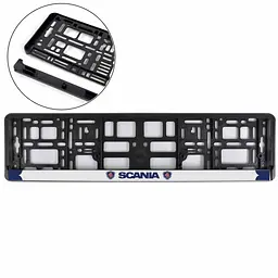 Рамка номера для Scania Морозостійка Кольоровий Логотип (Avtovin)