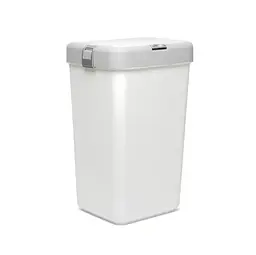 Кошик для білизни Motek білий 40 л (MT-08) - мініатюра 2
