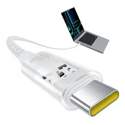 Кабель Baseus Gem Fast-Charging Type-C to Type-C 100W 2m white (P10373000211-01) - мініатюра 3