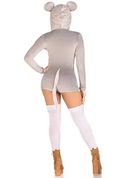 Комбінезон-костюм миші Leg Avenue Comfy Mouse XS, з капюшоном - мініатюра 4