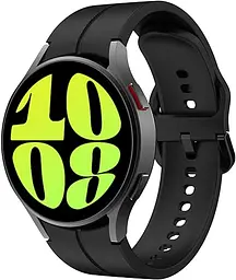 Ремінець силіконовий BeWatch NEO для Samsung Galaxy Watch 4/5/6 20 мм Чорний (gw01neo01) - мініатюра 5