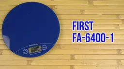 Ваги кухонні First FA-6400-1 Blue - мініатюра 2