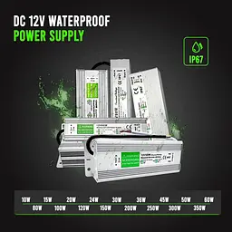 DC 12V 120W LED Driver Водонепроникний блок живлення IP67 Трансформатор AC230V Відкритий - мініатюра 6