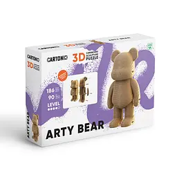 Арт Ведмідь (ARTY BEAR) - Картонний 3D-пазл Cartonic - мініатюра 2