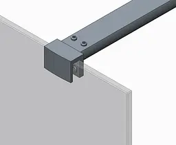 Душова перегородка Koer SR SP01-100x200-TR-01 Walk-In прозоре скло Easy Clean 8 мм, хром KR5393, прозоре, хром - мініатюра 4