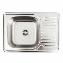 Кухонна мийка з нержавіючої сталі Valeso 7050 декор (0,8/180 мм), Decor - мініатюра 7