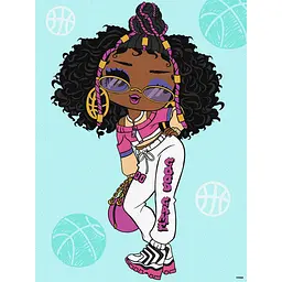 Картина за номерами "L.O.L. Surprise! Tweens Hoops Cutie" KHO6285, 30х40 см
