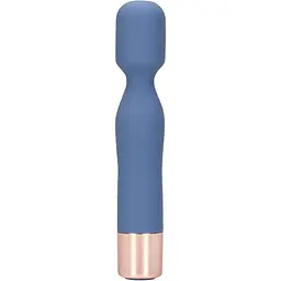 Вібратор Loveline Mini Wand 14.3 см синій