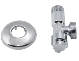 Кран приладовий буксовий Icma 1/2" х3/4" кутовий №519 (90519AE07) - мініатюра 3