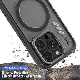 Чохол Blueo Frosted Heat Dissipation Case with MagSafe для Apple iPhone 16 Pro Max Black (BL057-I16PMBLK) [132549] - мініатюра 6