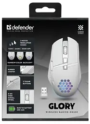 Миша Defender Glory GM-514 LED White (52513) - мініатюра 9