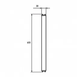 Лампочка Eurolamp G13 (LED-T8-9W/6500) - мініатюра 2