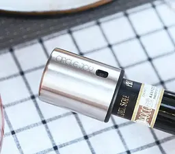 Вакуумна пробка для вина Circle Joy Wine Stopper Silver (CJ-JS01) [33884] - мініатюра 3