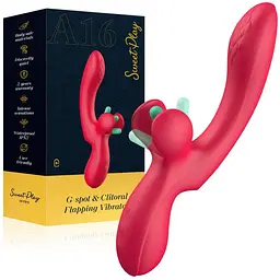 Вібратор Erospace Sweet Play G-Spot Critoral Flappinng Vibrator A16 62050070-0016 104546